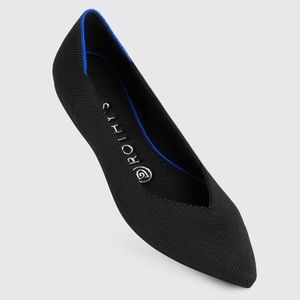 Rothy’s The Point Black Flats Size 8